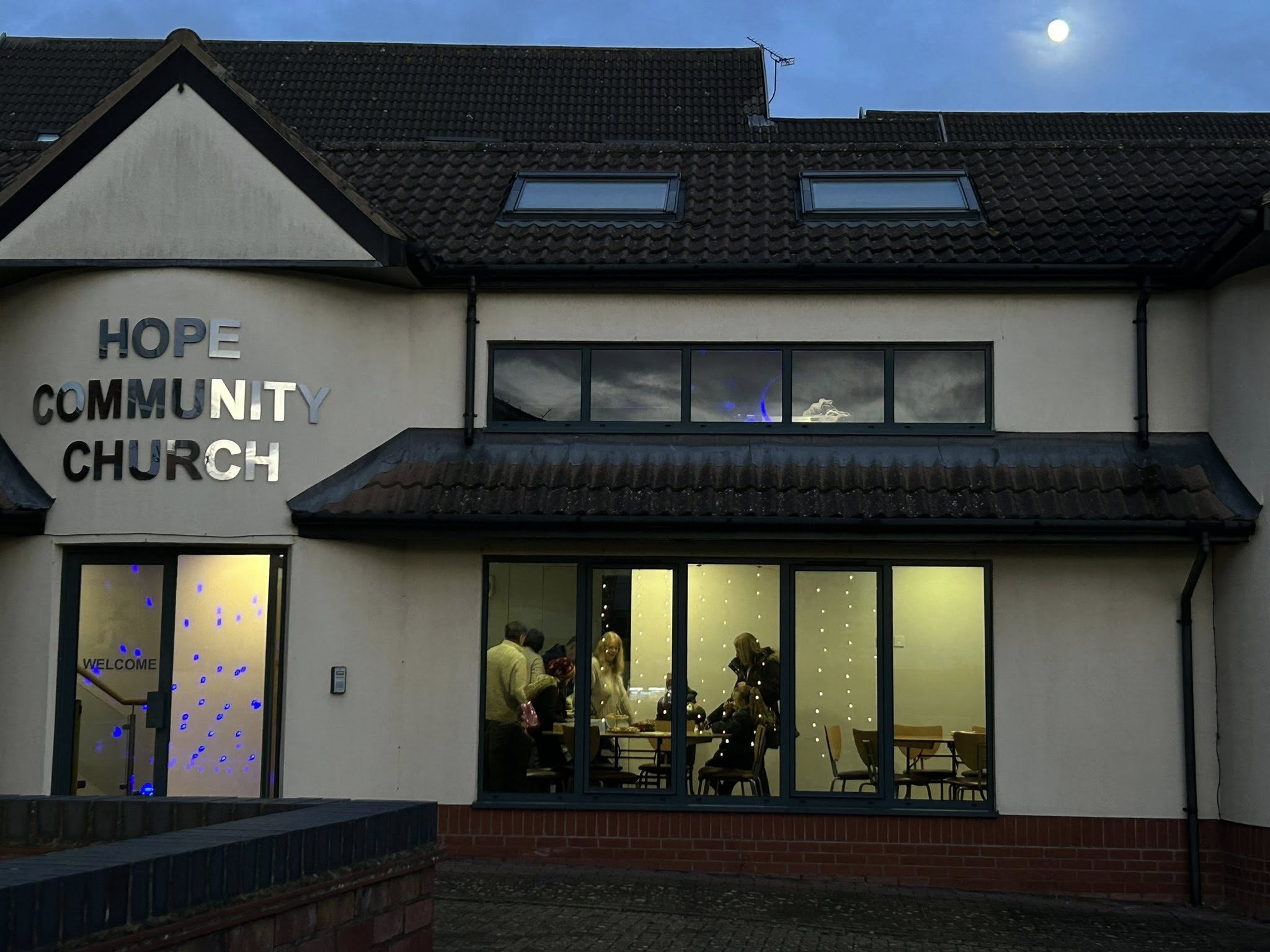 Hope Community Church front entrance