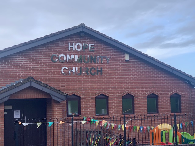 The Hope Community Church building on Deveron Way, Hinckley